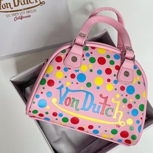 Von Dutch Mini Bowling Bag NEW IN BOX Y2K 2000s 00s Pink
